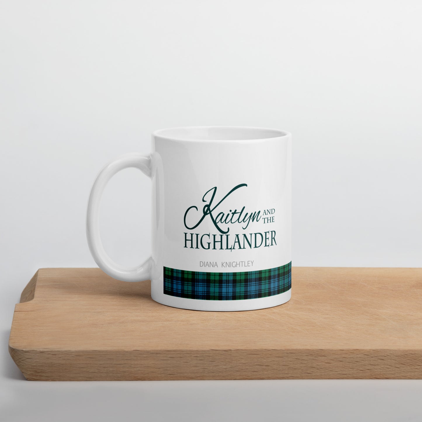 "Why we got so many coffee mugs?" Quote from Time is a wheel white glossy mug