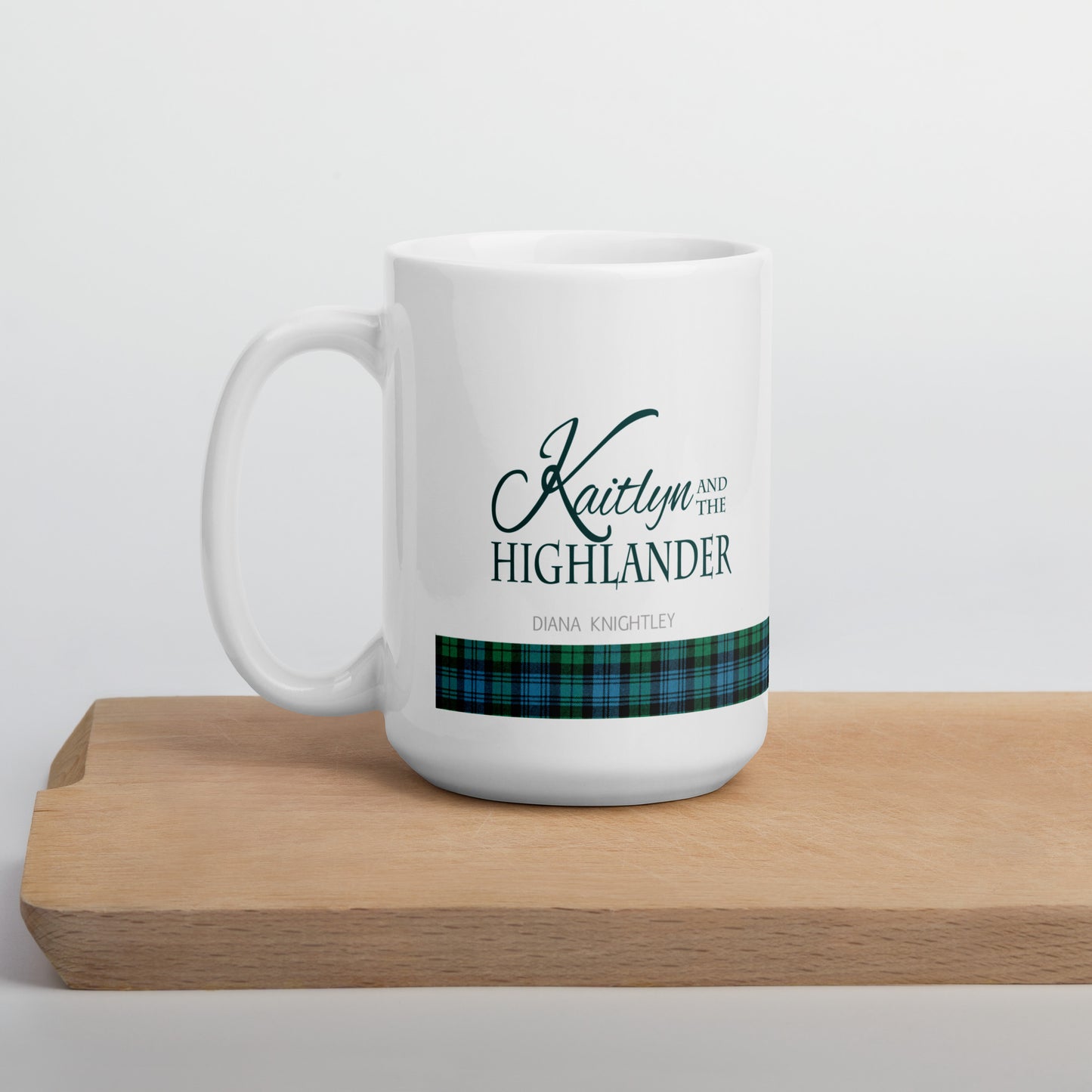 "Why we got so many coffee mugs?" Quote from Time is a wheel white glossy mug