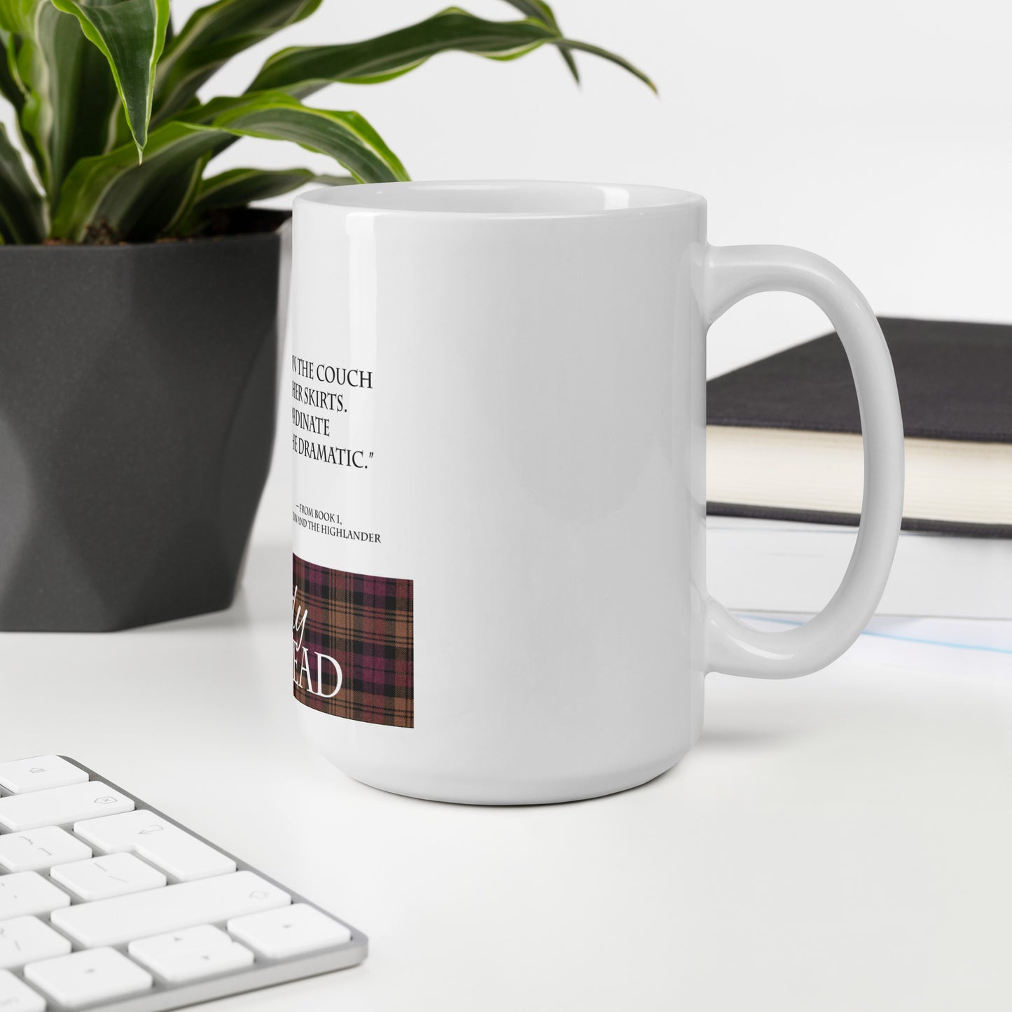 Lady Mairead's Dramatic Quote on mug