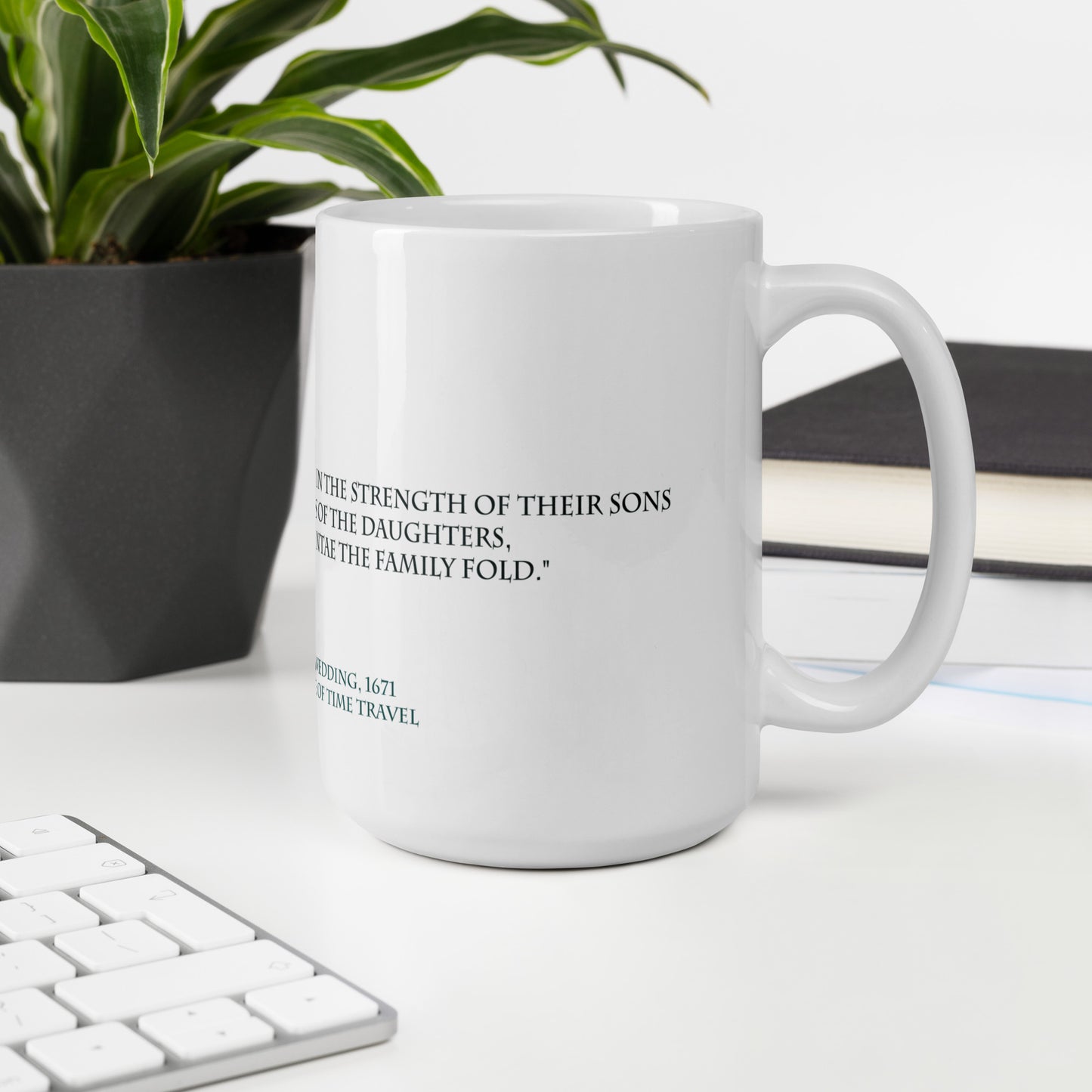 Nor's 'Power of a family' quote on mug