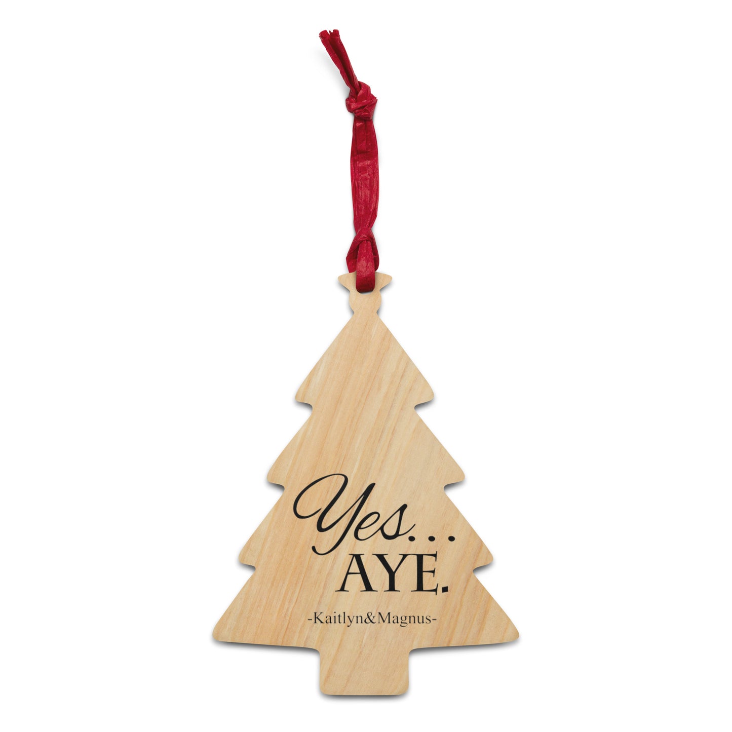 Wooden ornaments
