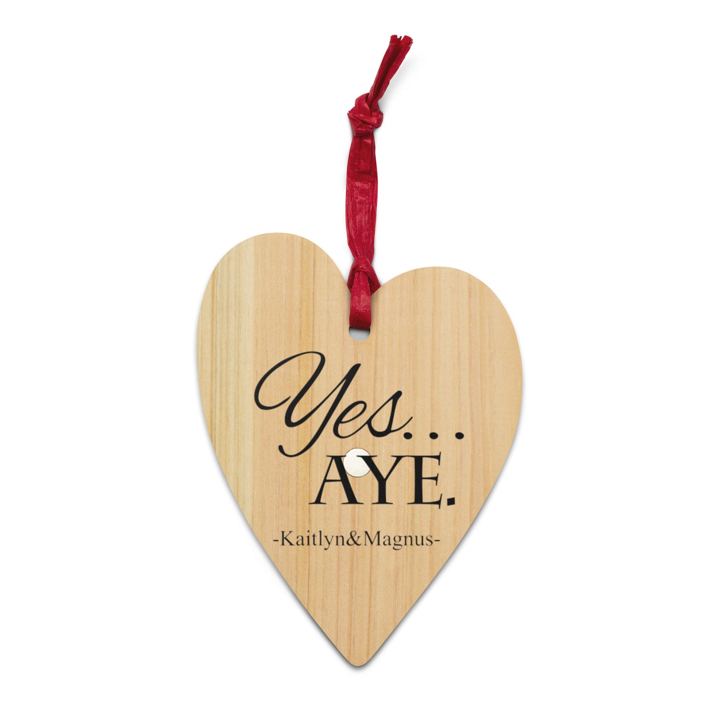 Wooden ornaments
