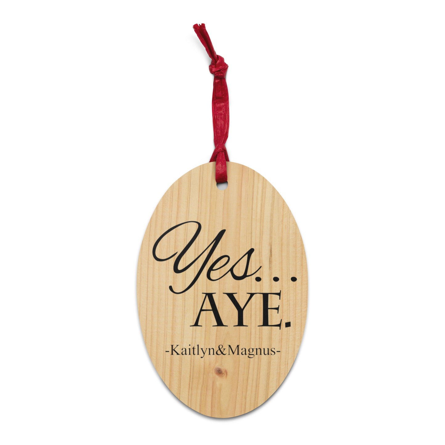 Wooden ornaments