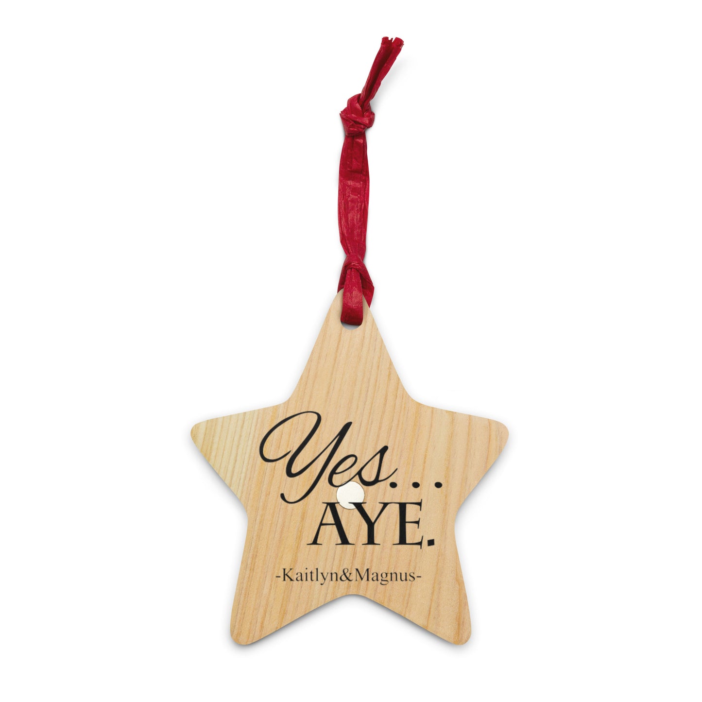 Wooden ornaments