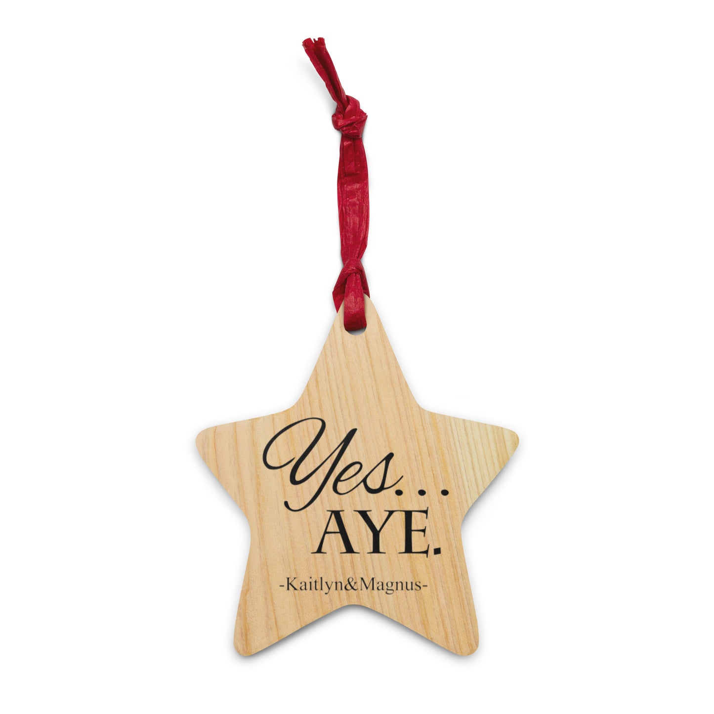 Wooden ornaments