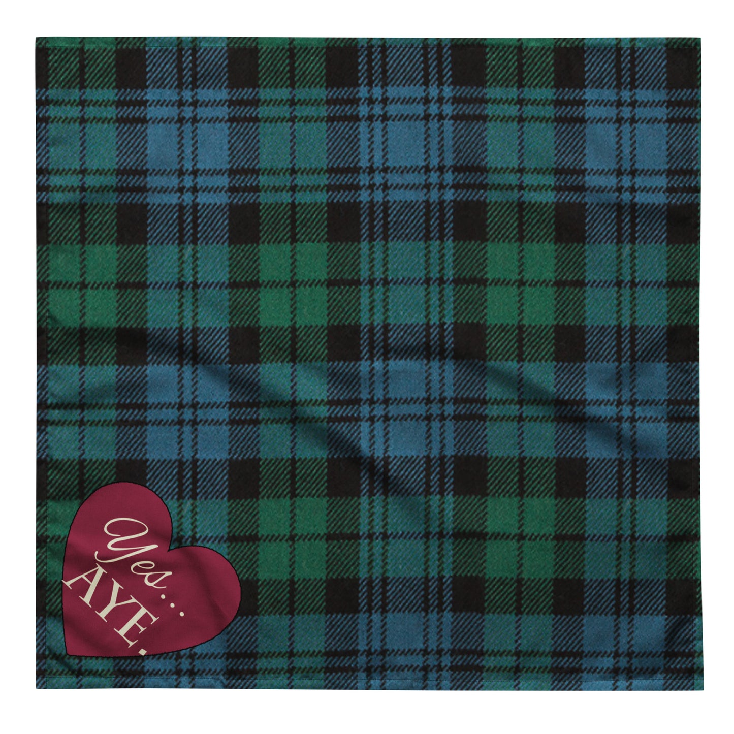 Tartan Yes...Aye Bandana