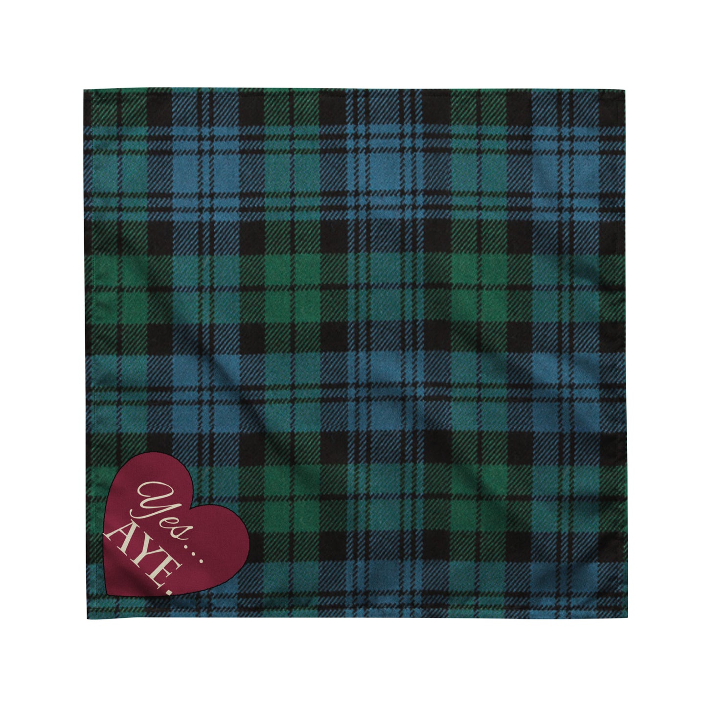 Tartan Yes...Aye Bandana